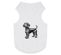 'Standard Wire-haired Dachshund Side View' Pet Dog/Cat T-Shirt (PT00146119)