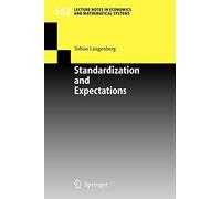 Standardization and Expectations. Langenberg 9783540281122 Fast Free Shipping<|