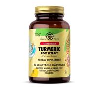 Standardized Turmeric Root Extract Vegetable Capsules 60 V Caps By Solgar