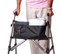 Stander 2-Pocket Organizer Pouch, Replacement Travel Bag, for EZ Fold-N-Go Walker, Rollator, and Able Life Space Saver Walker, Black (Eligible for VAT Relief in The UK)