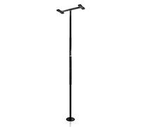 Stander Security Pole, Home Floor to Ceiling Pole, Elderly Safety Grab Bar and Bathroom Rail with Padded Handle, Metallic Black (Eligible for VAT Relief in The UK)