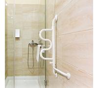 Stander The Curve Grab Bar - Elderly Rotating Wall Mounted Ladder Assist Handle + Bathroom Grab Bar Toilet Aid (Eligible for VAT Relief in The UK)