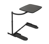 Stander Wonder Tray, Adjustable Swivel TV Tray Table, Large Laptop Desk, Couch Desk, Portable Tray for Eating on Couches, Chairs, Recliners, Black Base with Black Tray