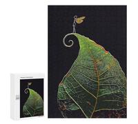 Standing A Leaf: New Year Party Activity, 300 PCS Wooden Jigsaw Puzzle for Adults; for Shared Table Time