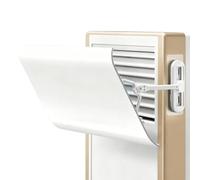 Standing AC Deflector, W11.8in Air Conditioner Vent Shield with Anti Condensation Cotton for Vertical Air Conditioner