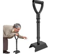 Standing Aid - Adjustable Stand 44 X 15 X 10 Cm, Aluminum Frame, Lightweight Mobility Device With Height Control | Standing Tool For Seniors For Movement