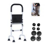 Standing Aid for Seniors, Adjustable Height Walking Aids for The Elderly with Anti-Slip Suction Foot Pads, Thickened and Enhanced Load-Bearing Mobility Aids for Bed, Sofa, Toilet Floor