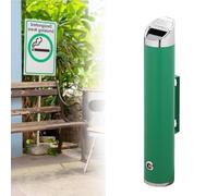 Standing Ashtray Outdoor - Commercial Ashtray, Wall Mounted Ashtray, Stainless Steel Cigarette Smoking Holder Ash Bin, Commercial Outdoor Cigarette Bin, Indoor And Outdoor Ashtray(Green)
