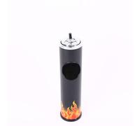 Standing Ashtray Outdoor For Patio, Large & Tall Outside Ash Tray For Cigarette Butt Receptacle Disposal, Commercial Metal Smokers Cigar Ash Tray Container With Lid And Trash Can(1)