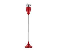 Standing Ashtray- Stainless Steel Adjustable Height Smoking Ashtray ,Vertical Rotating Cigarette Closable Ashtrays,Windproof Smoking Pillar, Outside Patio Cigaret(Red)