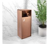 Standing Ashtray, Stainless Steel Butt Receptacle, Removable Inner Bucket, Windproof and Easy to Clean for Patio, Home, Offices, Restaurants, Backyard