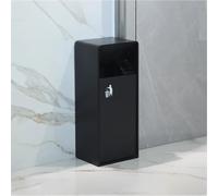 Standing Ashtray, Stainless Steel Butt Receptacle, Removable Inner Bucket, Windproof and Easy to Clean for Patio, Home, Offices, Restaurants, Backyard