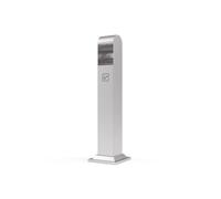 Standing Ashtray Stainless Steel Rainproof Ash Pillar for Outdoor Patio Corridor Cigarette Cylinder