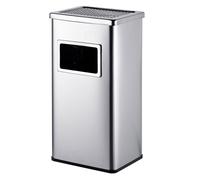 Standing ashtray, waste bin, outdoor ashtray, stainless steel