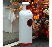Standing Ashtray with Inner Bucket, Large Capacity Metal Vertical Trash Cans, Standing Cigarette Butt Receptacle, for Porch Yard Driveway Backyard