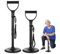 Standing Assist Device for Elderly, 5 Levels Adjustable Stand up Helper, Senior Standing Aid for Getting up from Floors and Sofas, Mobility Support with Non-Slip Base and Ergonomic Handle