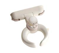 Standing Baby Bath Suction Cup Mount Adjustable Hug Tower for 6-36 Months Nonslip Shower Seat Easy Storage Shower Stand