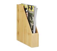 Standing bamboo file holder A4 Size Lightweight Bamboo Document Organizer