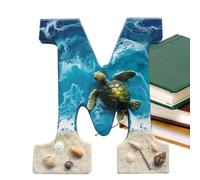 Standing Beach Resin Letters - Beach Themed Letter Beach Style Signs Wall Decor | Large Resin Letters Decorative Letters Hangings Ornaments For Living Room Home