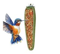 Standing Bird Toy, Parakeet Treat Perch, 4.7x1.6 Inches Parrot Enrichment Stick with Fun Chew Feature, Cage Accessory, Bird Toy with Colorful Design, Pet Supply for Home and Garden