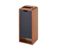 Standing Black/Gold Stainless Steel Ashtray Column Corridor Aisle Hotel Club Hall Outdoor Hotel Trash can Lobby Vertical Cigarette Butt Holder(Gold)