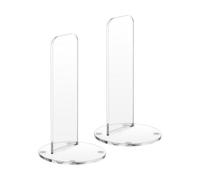 Standing Boxing Glove Stand - 2 Piece Boxing Glove Stand | Optimal Shape Retention, Transparent Acrylic Vertical Shelf for Gym, Home, Office, Desk, Work, Baseball, Softbal