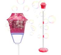 Standing Bubble Machine | 47 Inch Automatic Maker Rechargeable | Bubble Toy, Outdoor Device, Luminous Musical Feature, Wedding Party, Birthday Celebration, Entertainment