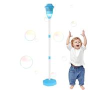 Standing Bubble Machine, Bubble Garden Lamp - FULL AUTOMATIC BULL COMPLETE WITH LIGHT | Outdoor Toy Street Lamp Design for Family Entertainment, Neighbors