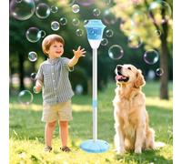 Standing Bubble Machine Lantern, Automatic Bubble Machine for Kids Garden Outdoor Toys, Adjustable Height up to 47 Inch, Bubbles Maker Machines for Birthday Wedding Party