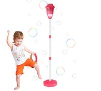 Standing Bubble Machine With Lights & Music, Automatic Bubble Maker Standing Machine, Garden Landscape Decoration, Gathering Wedding Road Lamp Shape Outdoor Decoration Play Toy For Friends, Family