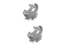 Standing Cat cufflinks fine english pewter cufflinks refa40 comes with a trade mark PRIDEINDETAILS LOGO