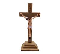 Standing Crucifix | Glow-in-the-Dark Decorative es for Catholic Decor,Religious, Catholic Decor for Home, Decorations for Home, Christian, Home Decor