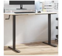 Standing Desk Frame Black Steel Adjustable 94-135x60x70cm Height 70-114cmMax70kg