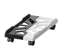 Standing Desk Trolley - Pneumatic Height Control System, 90 Degree Tilt Table Top Rolling Base, MDF Worktop Design | Height Range: 28 9 to 43 SI