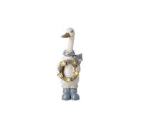 Standing Duck With Light Up Wreath