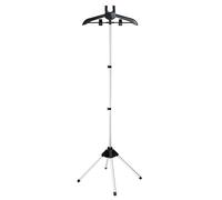 Standing Fabric Steamer, Folding Telescopic Clothes Steamer Holder Handheld Garment Steamer Rack Garment Steamer Accessories (Black)
