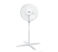 Standing Fan - 16 Inch Oscillating Portable Fan - 3 Speed Adjustable Angle Fan - White - S16STANDFAN1PKB Status White One Size