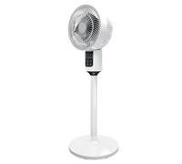 Standing Fan 18 Inch 3-Speed Airflow, 7.5-Hour Timer, Adjustable Height, Wide-Angle Airflow, Includes Remote Control Suitable for Both Desktop and Floor Use