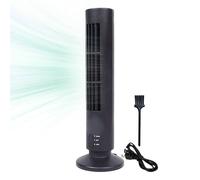 Standing Fan - Bladeless Vertical Air Circulator, Energy Efficient Cooling System | Silent Floor Fan, Dorm, Room & Offices Companion, Space Saving Home Climate Control, Low Power Consumption