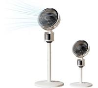 Standing Fan for Bedroom, 2026 Upgraded Whole Room Air Circulator, Quiet DC Motor Cooling Device, 90° Oscillating Pedestal with Remote 3 Speeds USB Adjustable Height for Home Bedrooms，02#