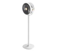 Standing Fan for Bedroom 4-Level Height Adjustable Rechargeable Cordless | 5 Speeds Desktop Fan for Bedroom Office Patio Porch Camping Travel Summer