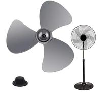 Standing Fan Leaf Replacement - 16 Inch Fan Leaf, Fan Leaf, Blower Veentola Part with Nut Cover | Cooling Accessory to