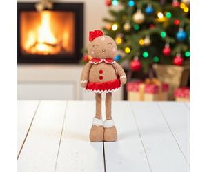 Standing Festive Gingerbread Girl