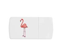 'Standing Flamingo' Pill Box with Tablet Splitter (PI00034751)