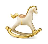 Standing Foil Balloon Rocking Horse - 106 × 86 cm - Air Filling - Baby Shower, Birth, Christening