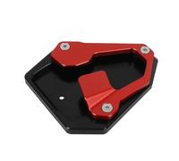 Standing For NT1100 2021-2023 Motorcycle Kickstand Extension Plate Foot Side Stand Enlarger Pad Support Side panel(Red b)