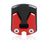 Standing For Yamaha XMAX125 MAX 155 XMAX200 XMAX300 Motorcycle Kickstand Foot Side Stand Extension Pad Support Plate Side panel(Rosso)