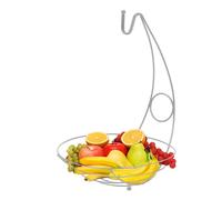 Standing Fruit And Vegetable Bowl - Counter Top Fruit Basket | Vegetable Bowl Storage, 25cm Stylish Creative Metal Bowls, Plate Storage Baskets | Kitchen Dining Table Dec