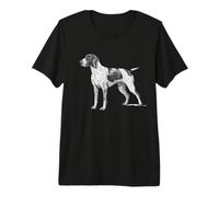 Standing German Shorthaired Pointer Hunting Companion Premium T-Shirt