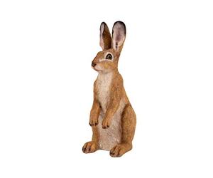 Standing Hare Outdoor Garden Patio Resin Life Like Statue Figurine Ornament 30cm VM2922700